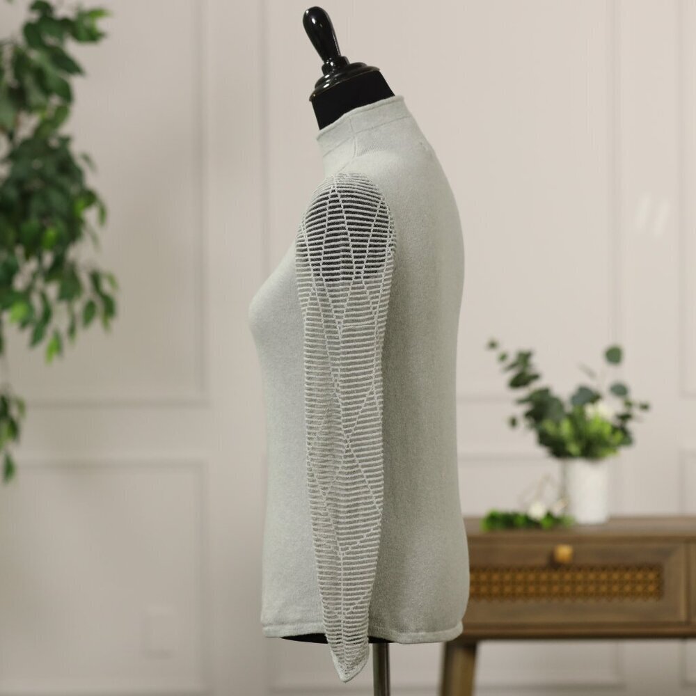 Nik + Zoe Gray Sweater View 6